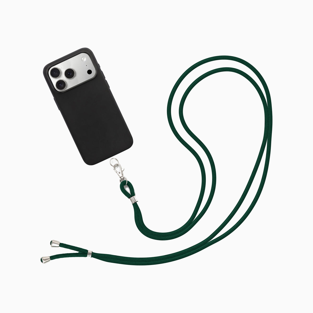 Gadget Club Swanky Swirl Telefoonkoord Donkergroen