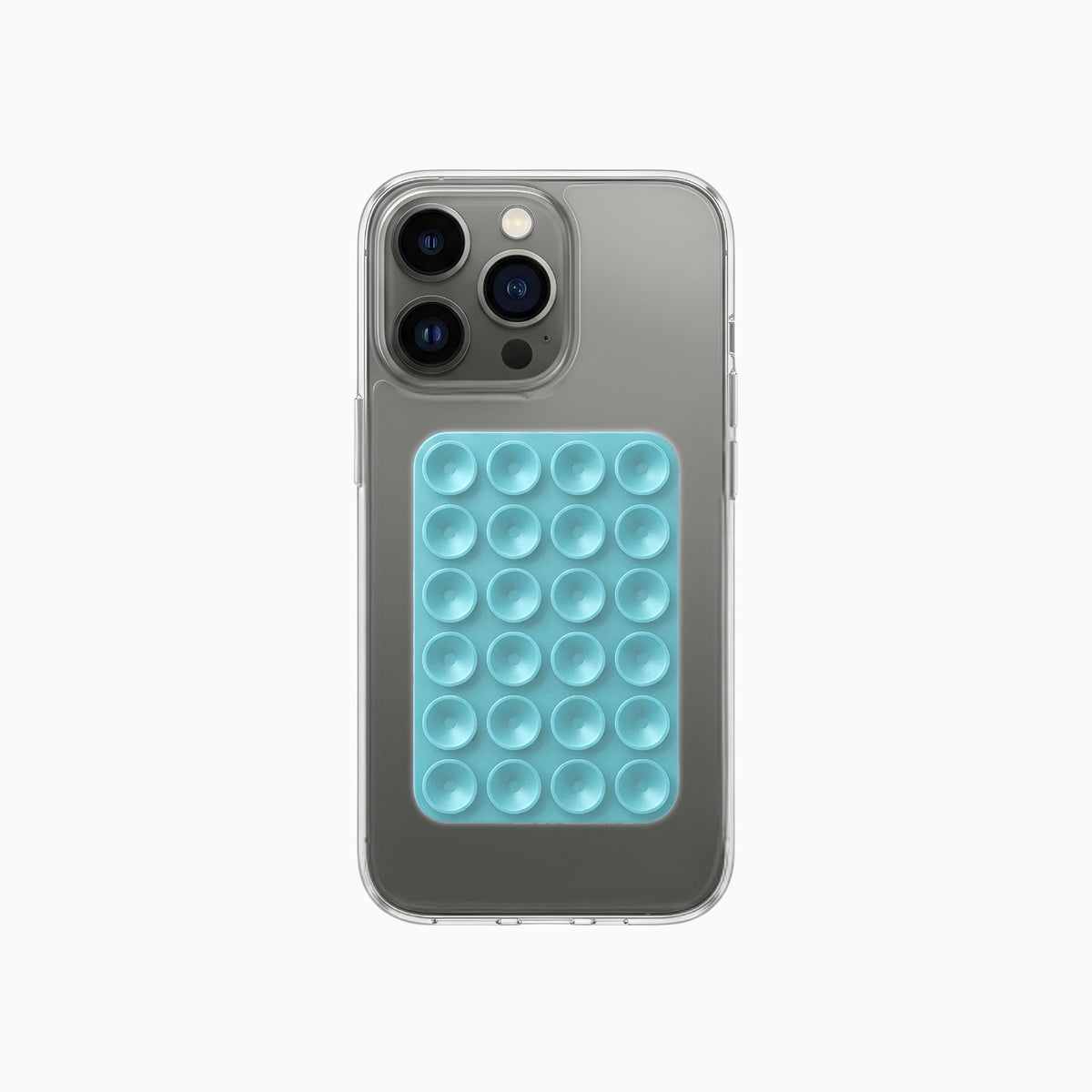 Gadget Club Stick-n-Grip Zuignap Telefoonhouder Lichtblauw