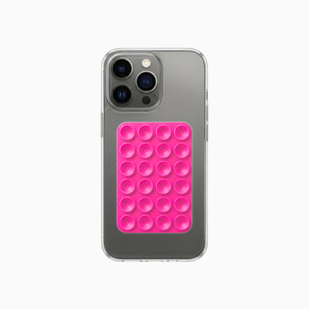 Gadget Club Stick-n-Grip Zuignap Telefoonhouder Neon Roze