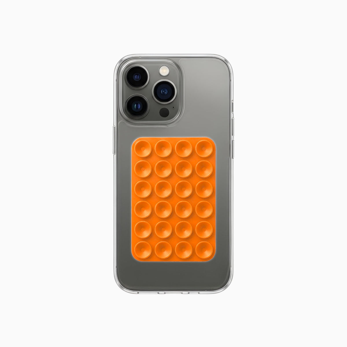 Gadget Club Stick-n-Grip Zuignap Telefoonhouder Oranje
