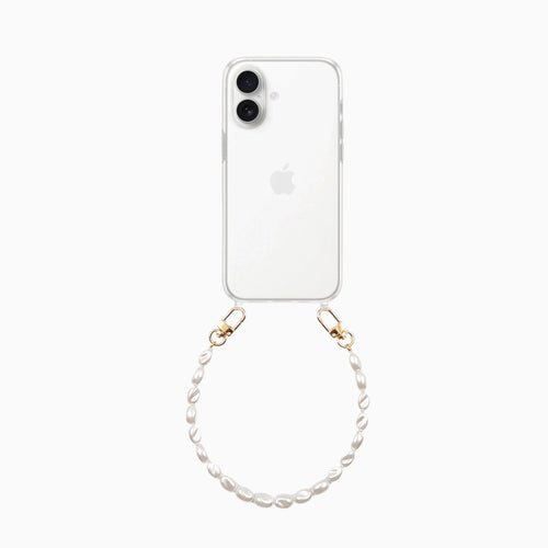 Gadget Club Pearl Power Hoesje met Koord - iPhone 16 Plus