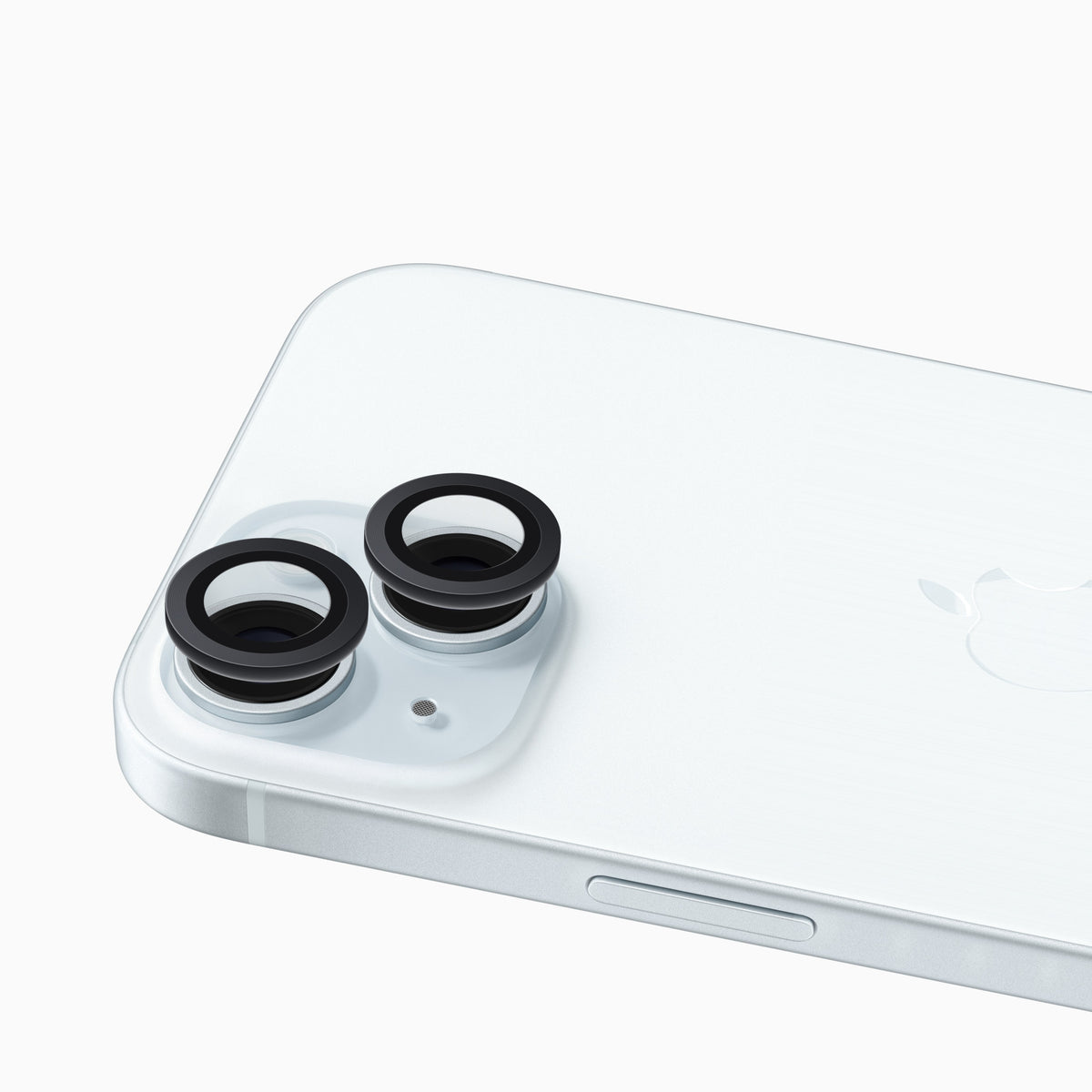 ThePhoneLab Gehard Glas Cameraprotector per lens Zwart - iPhone 15, iPhone 15 Plus
