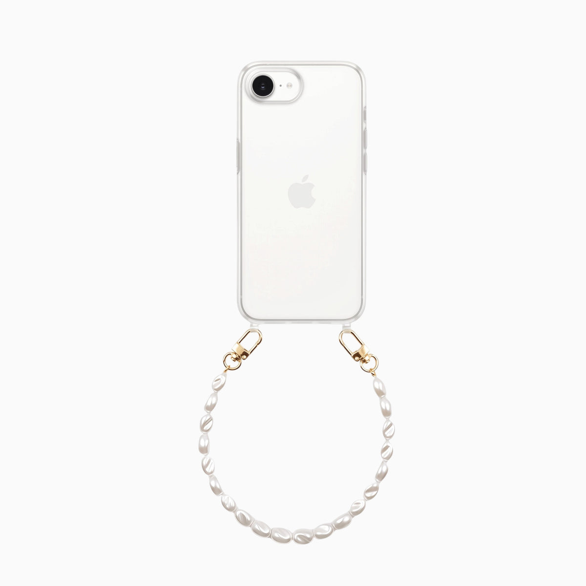 Gadget Club Pearl Power Hoesje met Koord - iPhone 16e, iPhone 17e