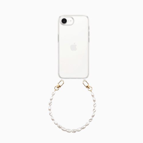 Gadget Club Pearl Power Hoesje met Koord - iPhone 16e, iPhone 17e