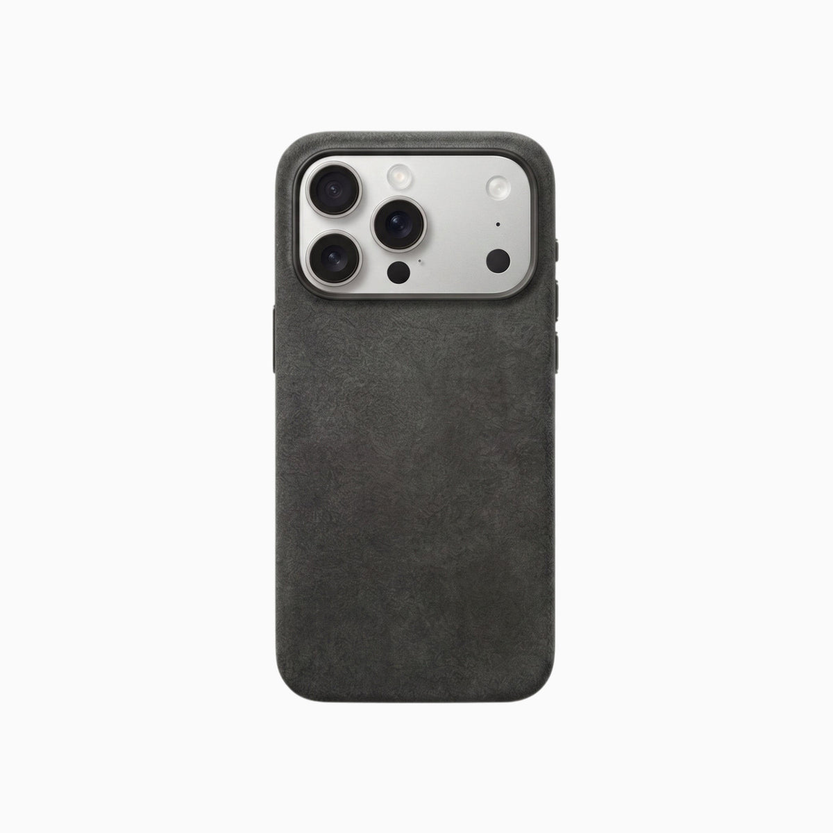 Gadget Club Alcantara Hoesje Donkergrijs - iPhone 17 Pro / 18 Pro