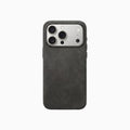 Gadget Club Alcantara Hoesje Donkergrijs - iPhone 17 Pro Max / 18 Pro Max