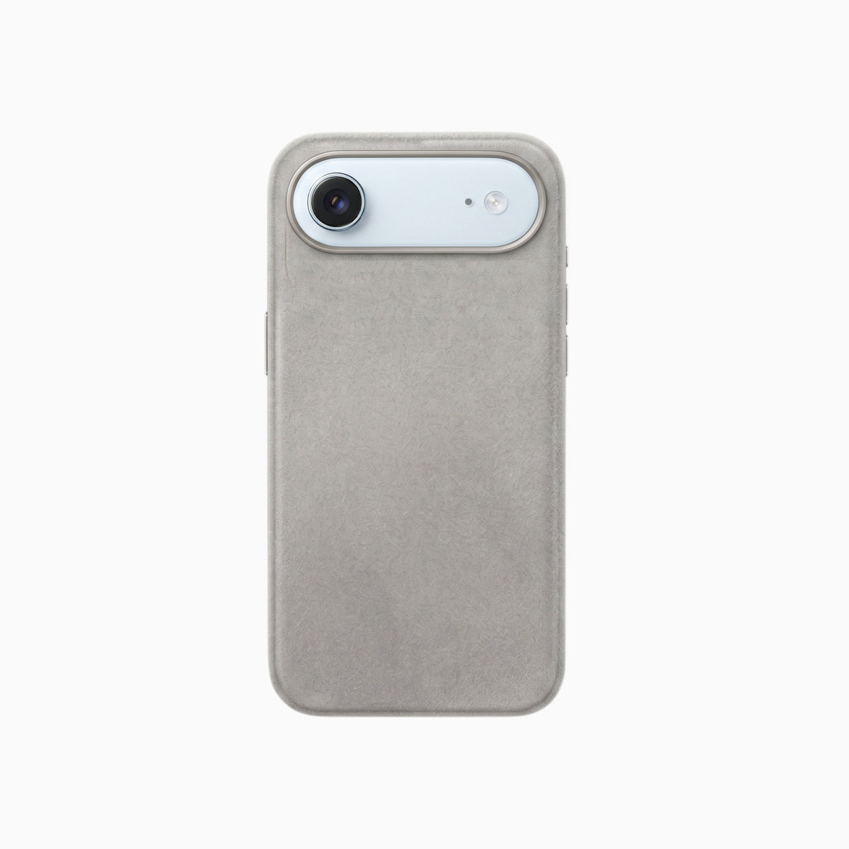 Gadget Club Alcantara Hoesje Lichtgrijs - iPhone Air