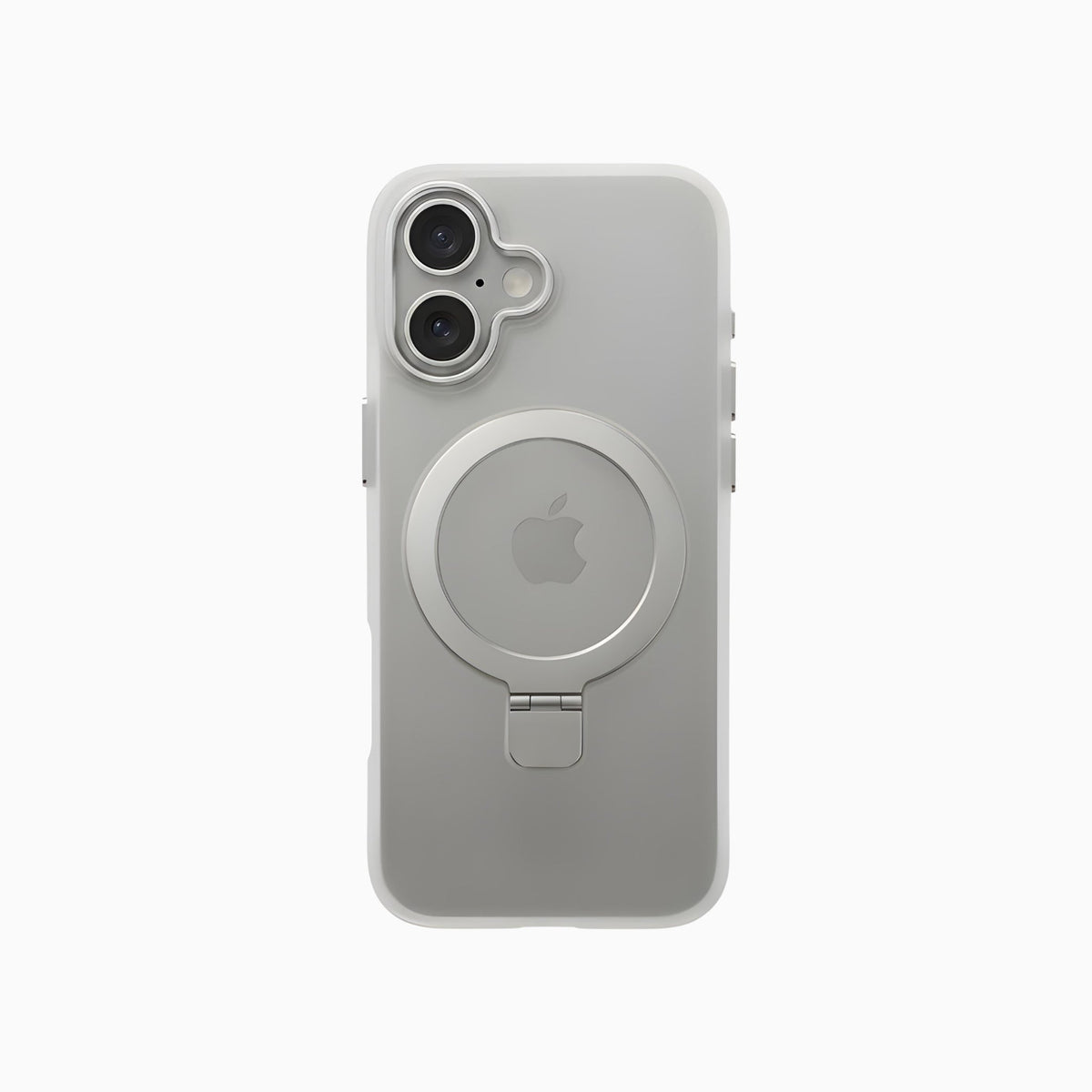 ThePhoneLab Protectie Hoesje Stand Ring MagSafe Wit - iPhone 16