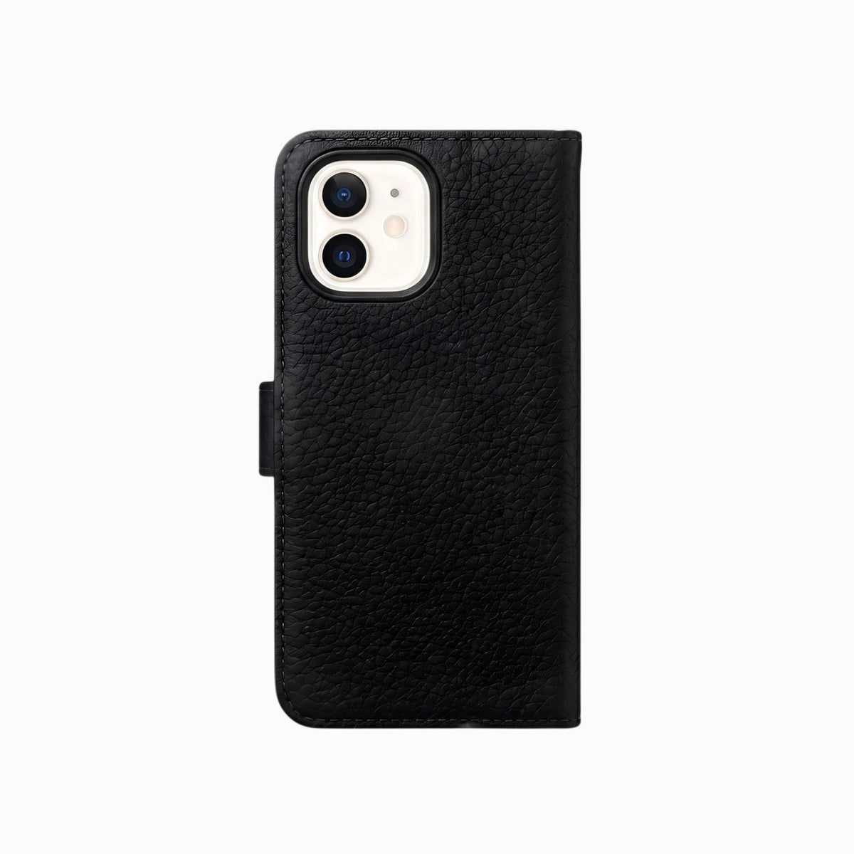 Gadget Club Leren Bookcase Zwart - iPhone 12, iPhone 12 Pro