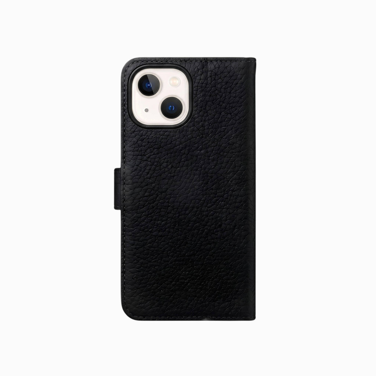 Gadget Club Leren Bookcase Zwart - iPhone 13