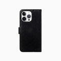 Gadget Club Leren Bookcase Zwart - iPhone 13 Pro Max