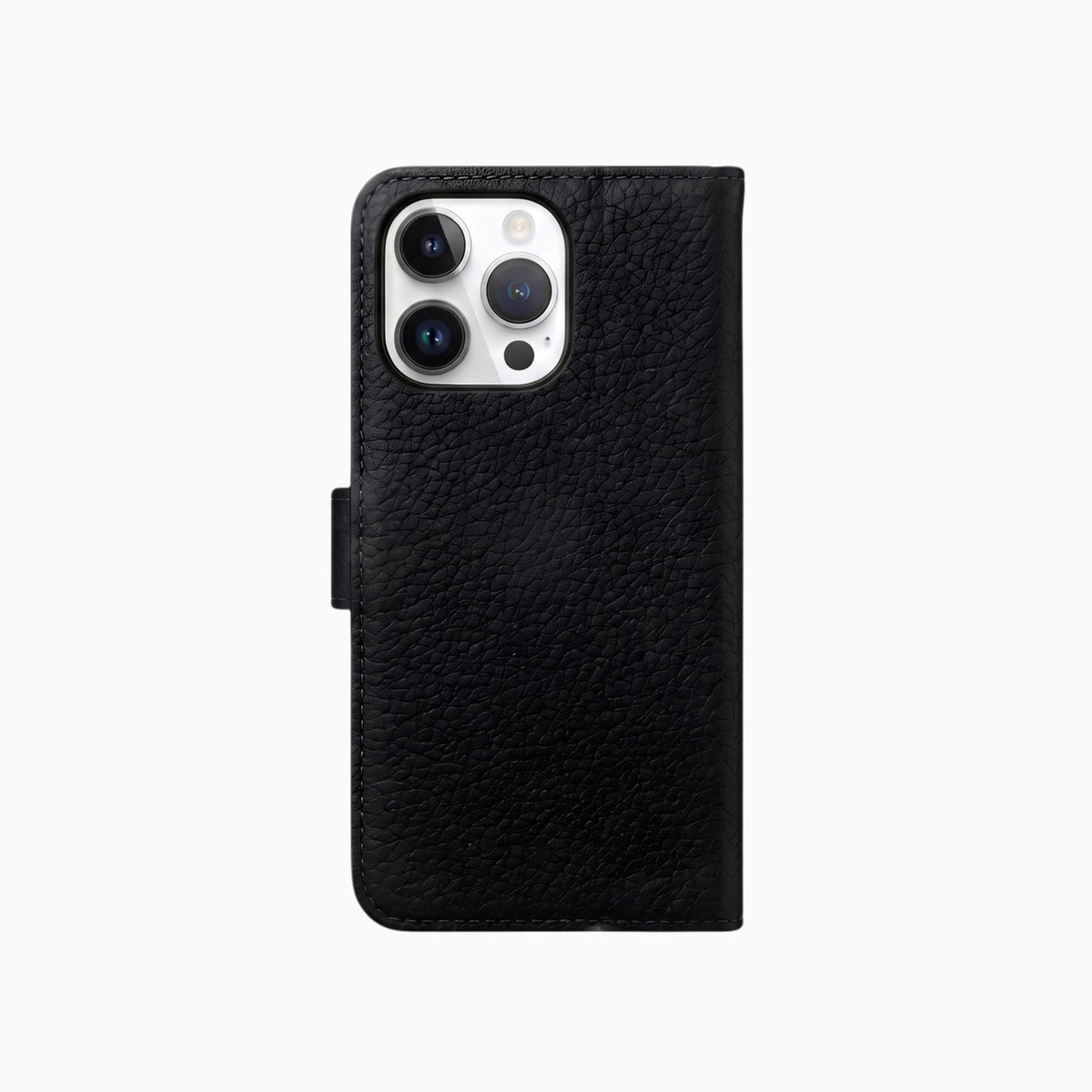 Gadget Club Leren Bookcase Zwart - iPhone 13 Pro