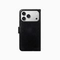 Gadget Club Leren Bookcase Zwart - iPhone 17 Pro / 18 Pro