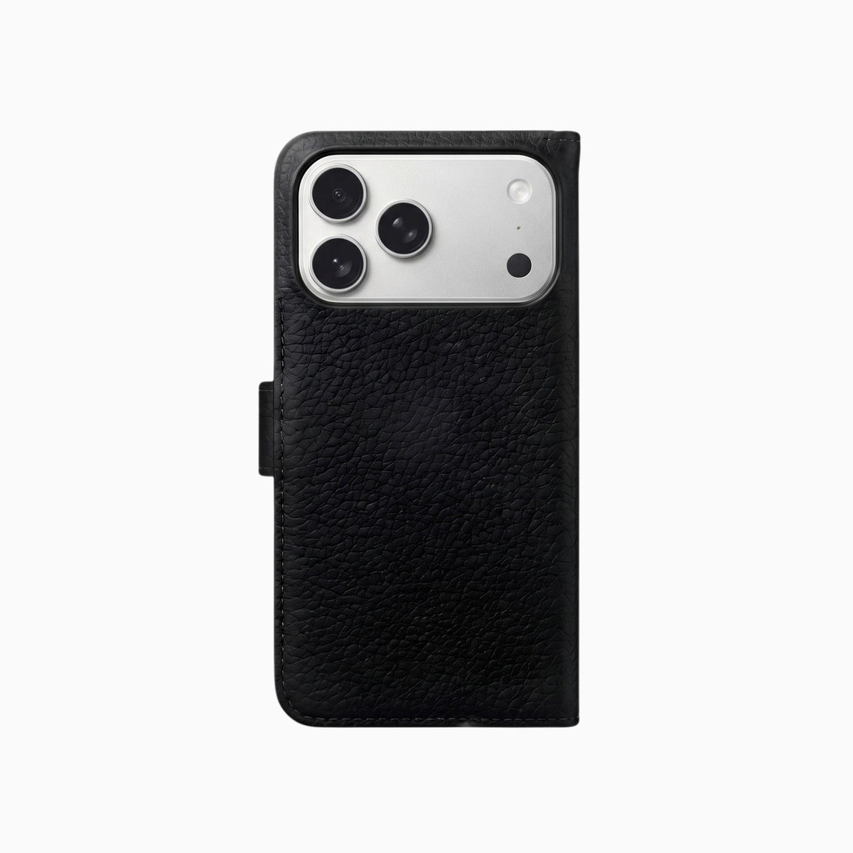 Gadget Club Leren Bookcase Zwart - iPhone 17 Pro / 18 Pro