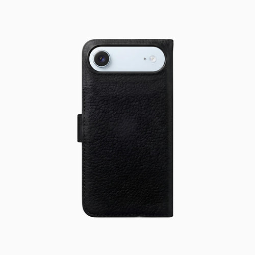 Gadget Club Leren Bookcase Zwart - iPhone Air