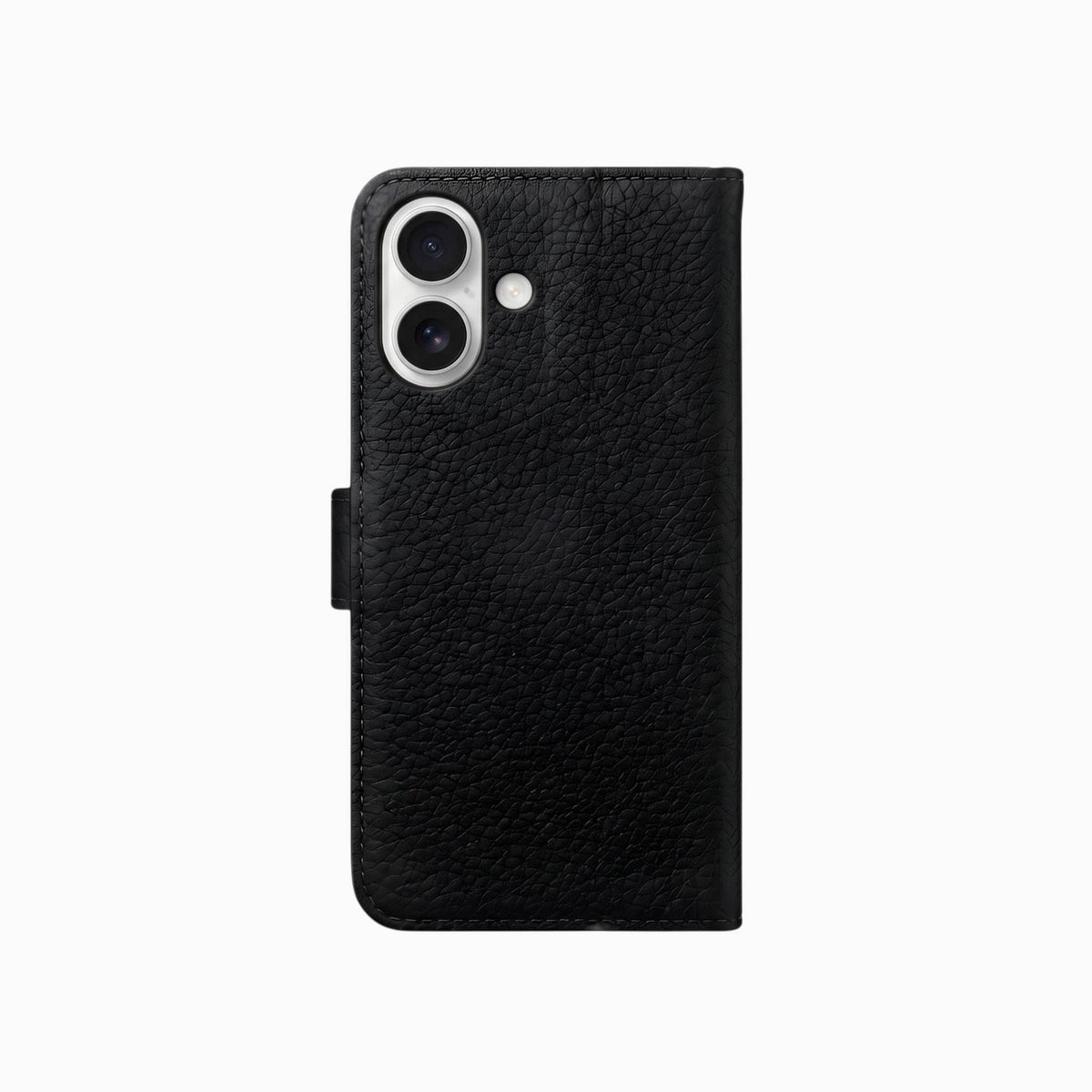 Gadget Club Leren Bookcase Zwart - iPhone 17