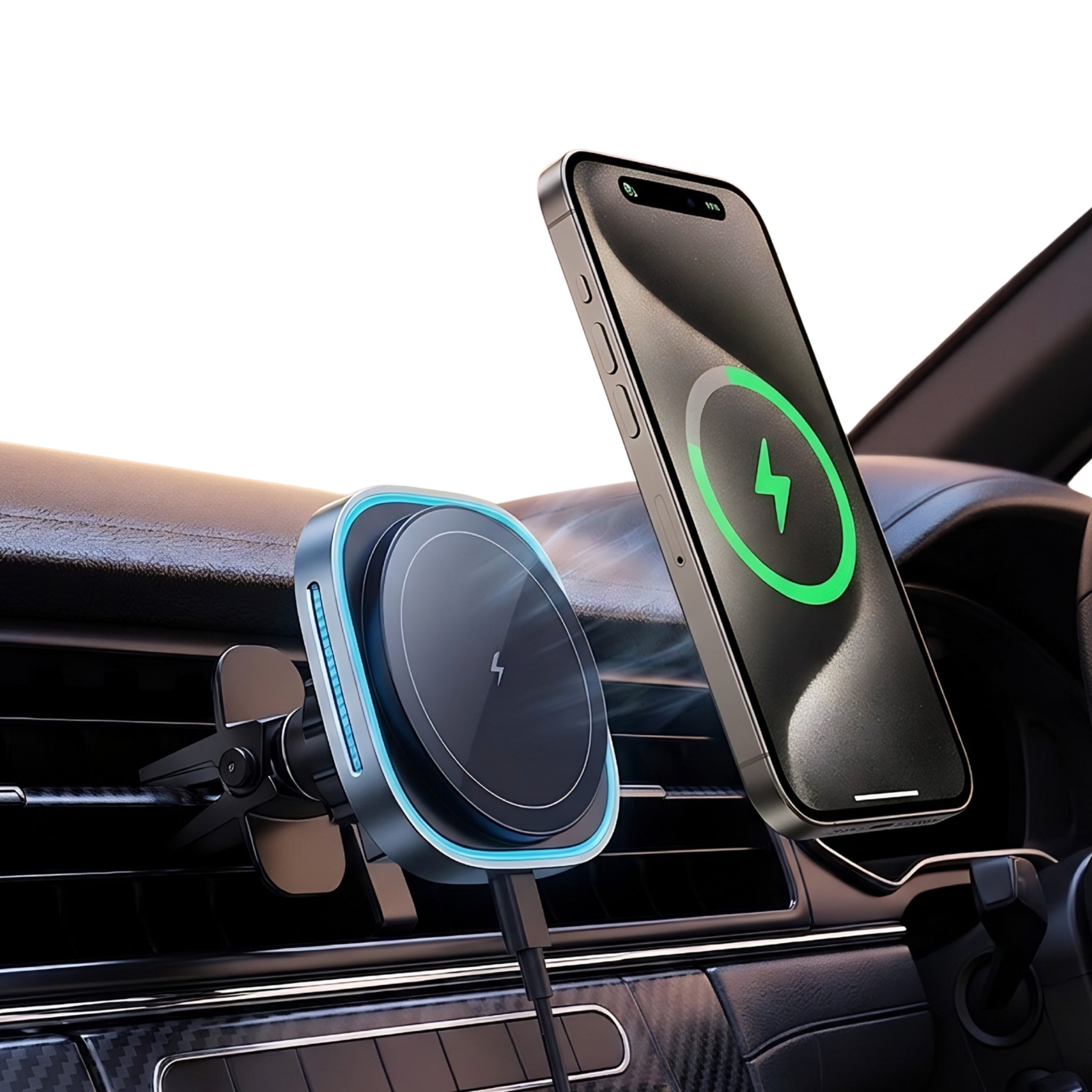 Auto Telefoonhouder met MagSafe oplader voor Ventilatierooster-2