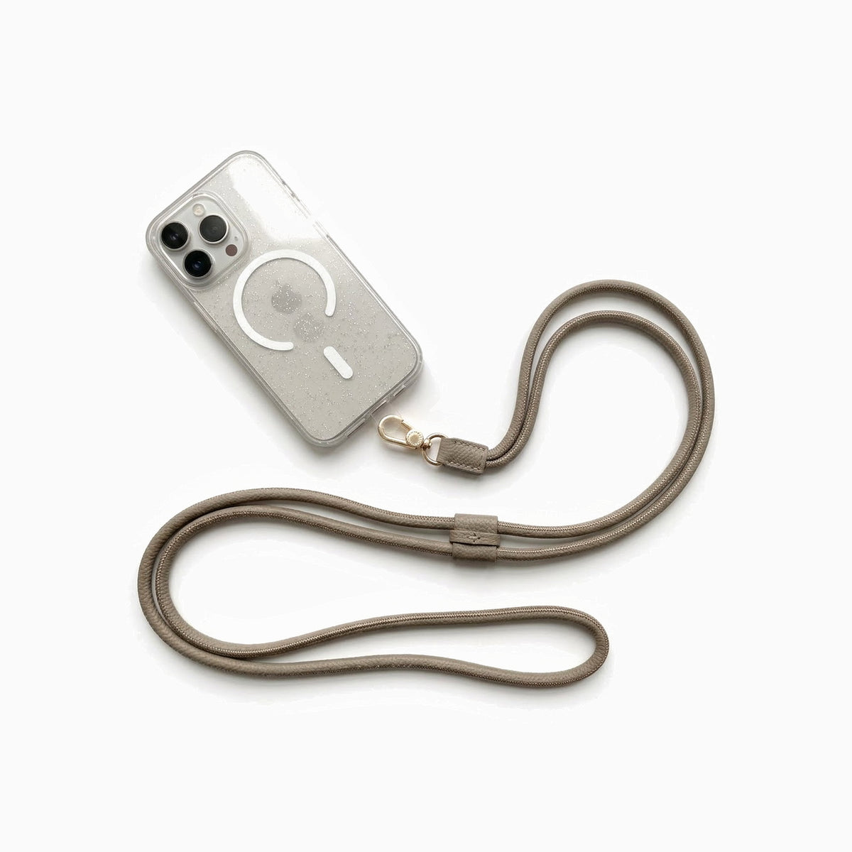 Gadget Club Loop Studio Telefoonkoord Leer Bruin