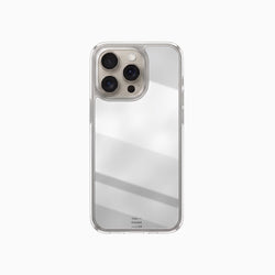 Gadget Club Mirror Hoesje Zilver - iPhone 15 Pro Max