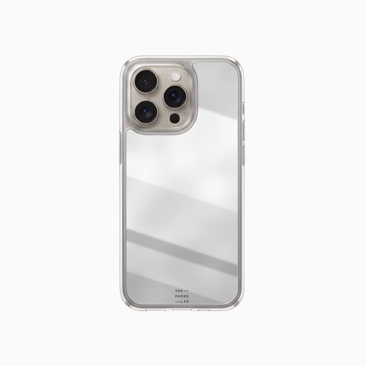 Gadget Club Mirror Hoesje Zilver - iPhone 15 Pro Max