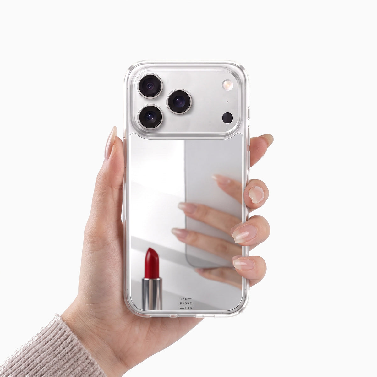 Gadget Club Mirror Hoesje Zilver - iPhone 17 Pro Max / 18 Pro Max