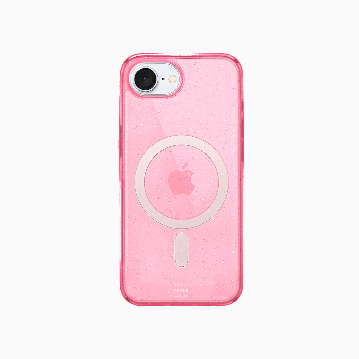 Gadget Club Glitter Protectie Hoesje MagSafe Roze - iPhone 16e, iPhone 17e