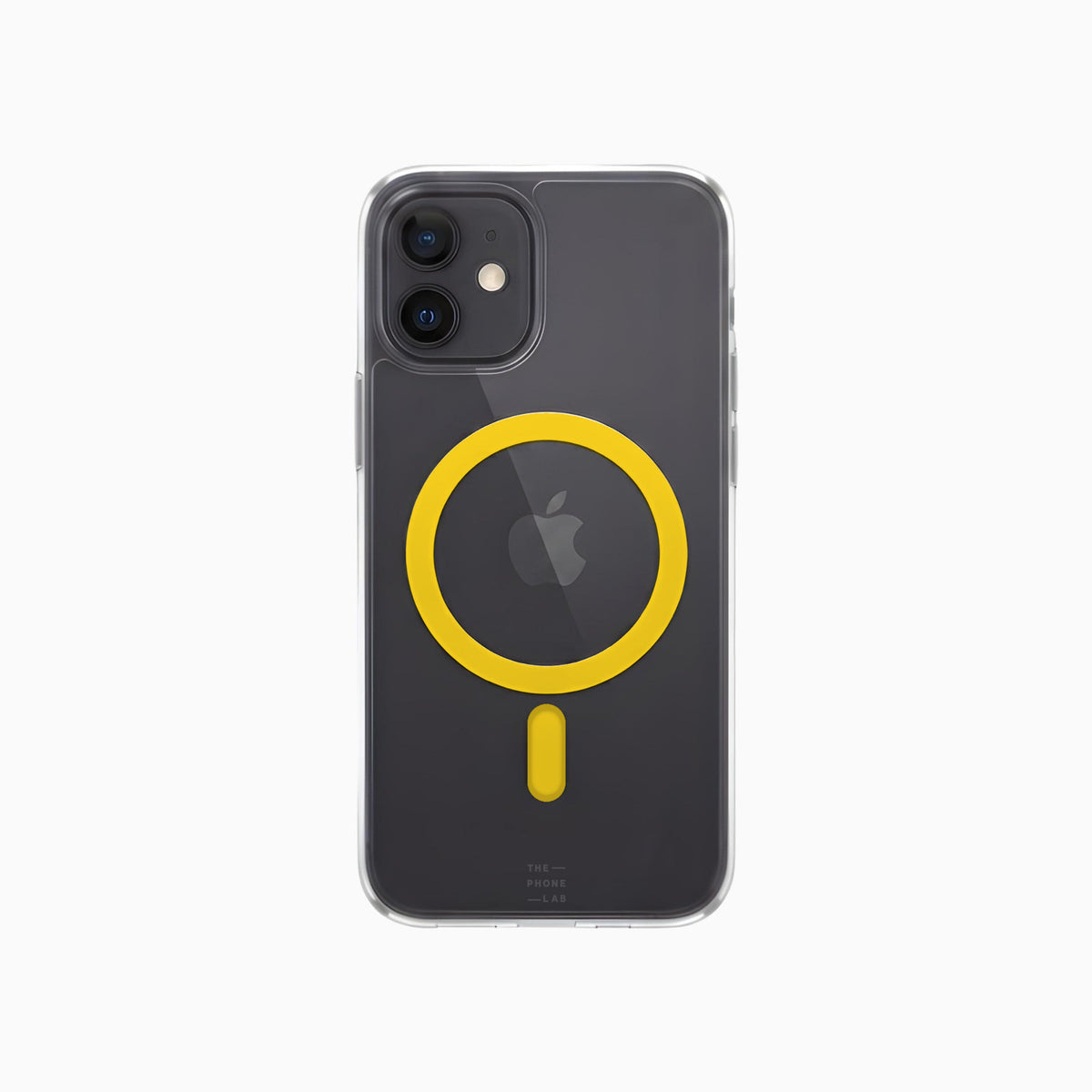 ThePhoneLab Protectie Hoesje Transparant Geel MagSafe - iPhone 12, iPhone 12 Pro