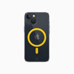 ThePhoneLab Protectie Hoesje Transparant Geel MagSafe - iPhone 13