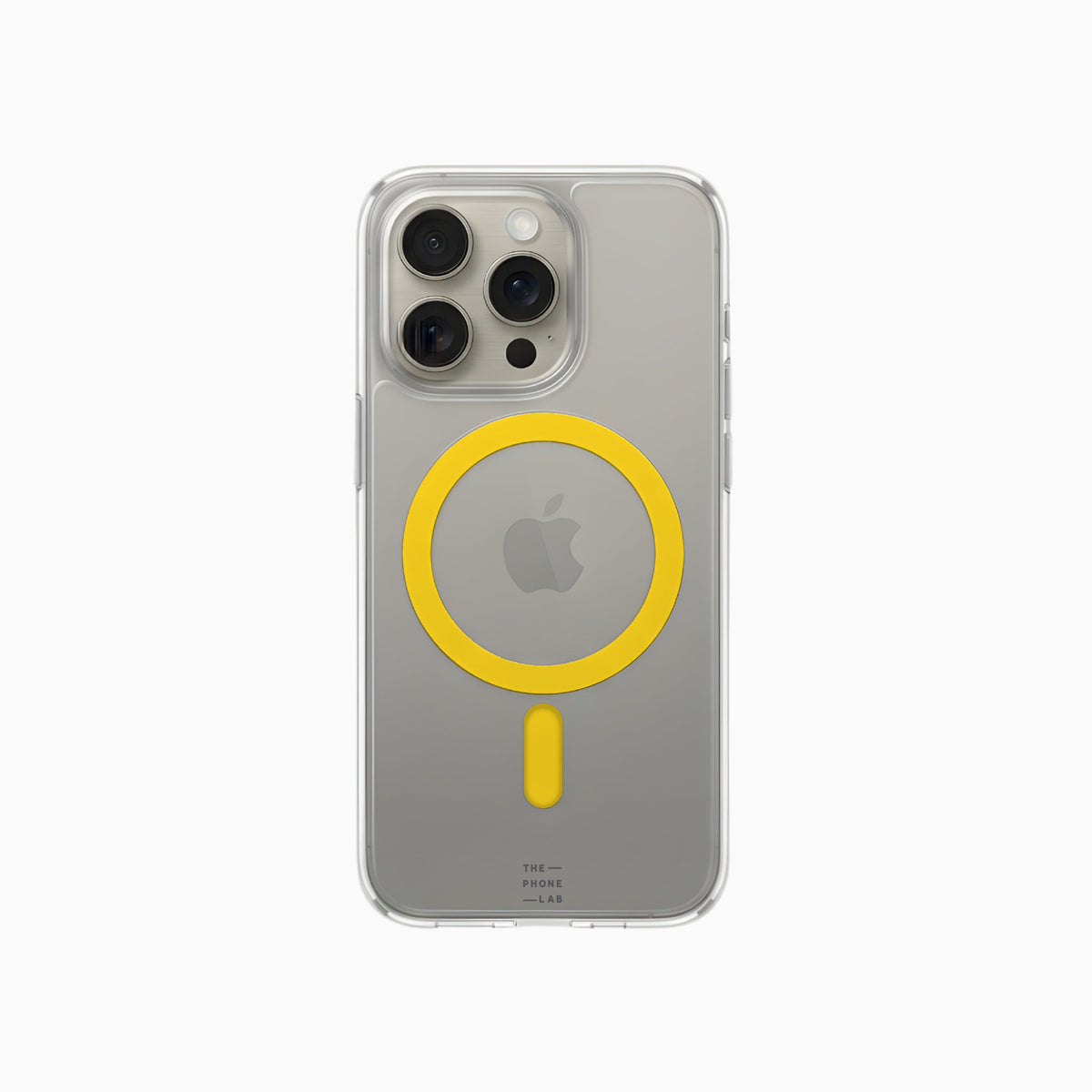 ThePhoneLab Protectie Hoesje Transparant Geel MagSafe - iPhone 13 Pro