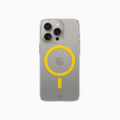 ThePhoneLab Protectie Hoesje Transparant Geel MagSafe - iPhone 13 Pro Max