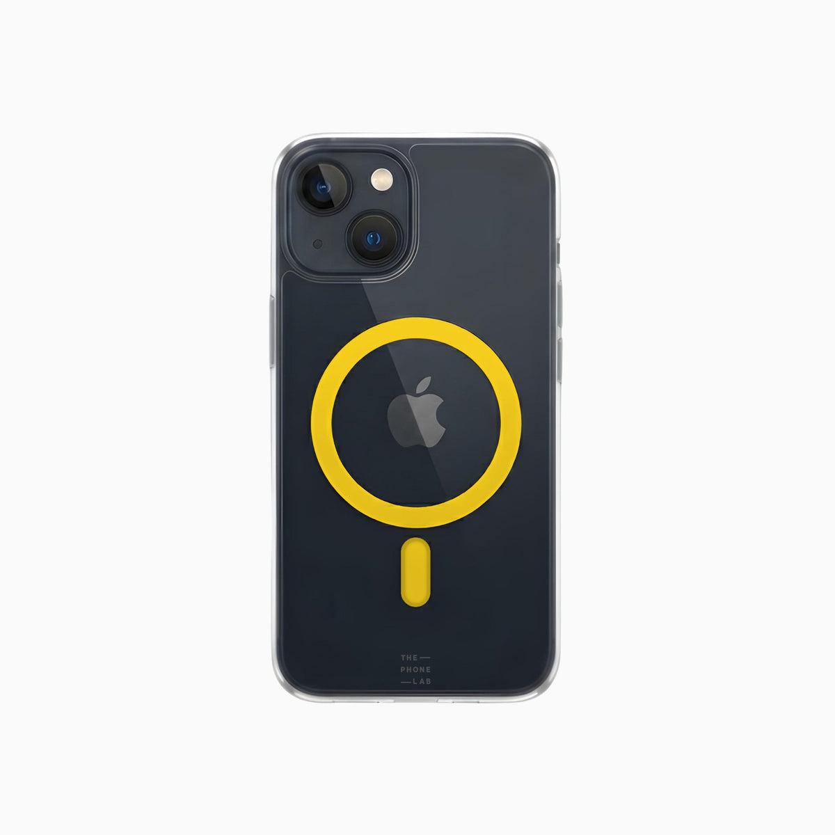 ThePhoneLab Protectie Hoesje Transparant Geel MagSafe - iPhone 15