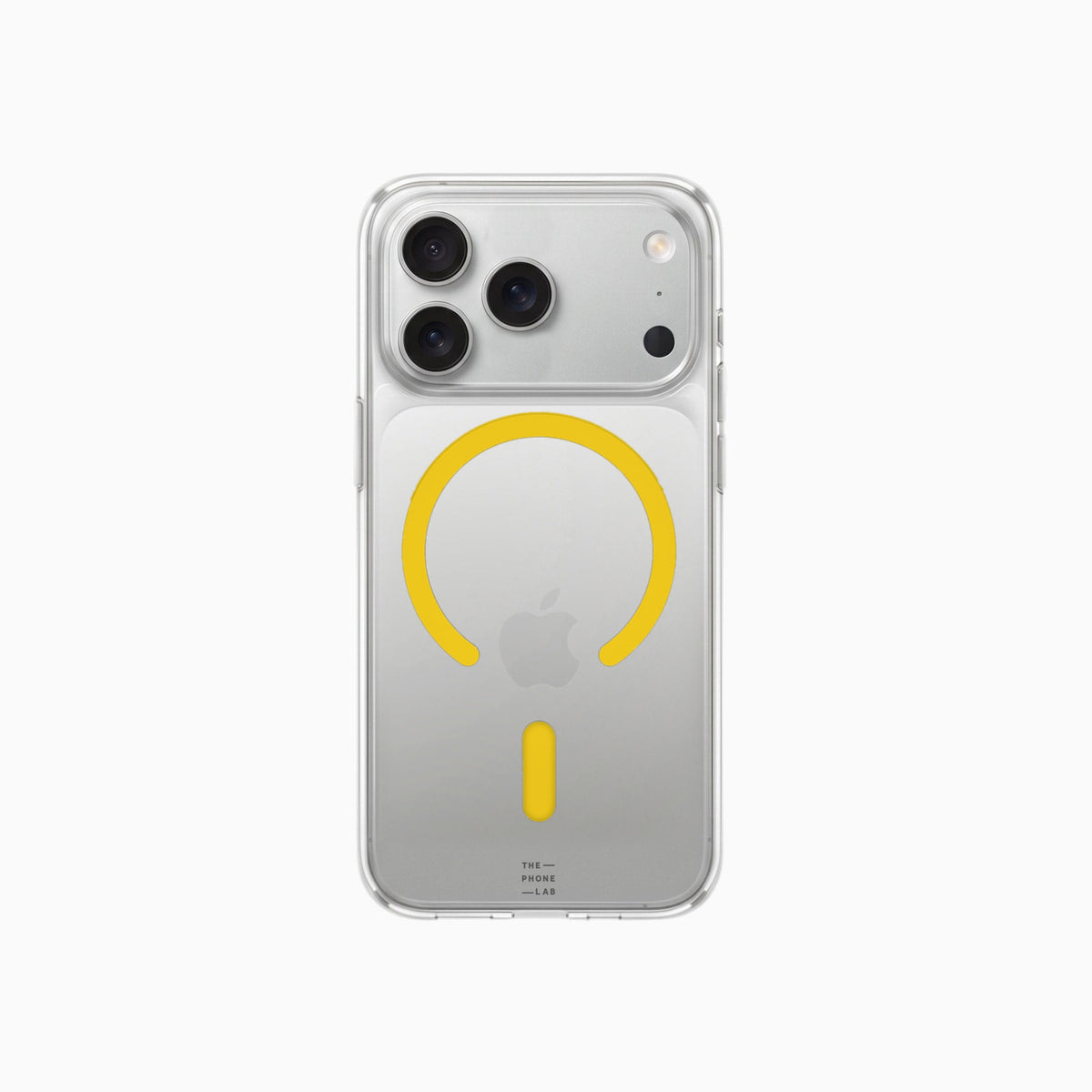 ThePhoneLab Protectie Hoesje Transparant Geel MagSafe - iPhone 17 Pro Max / 18 Pro Max