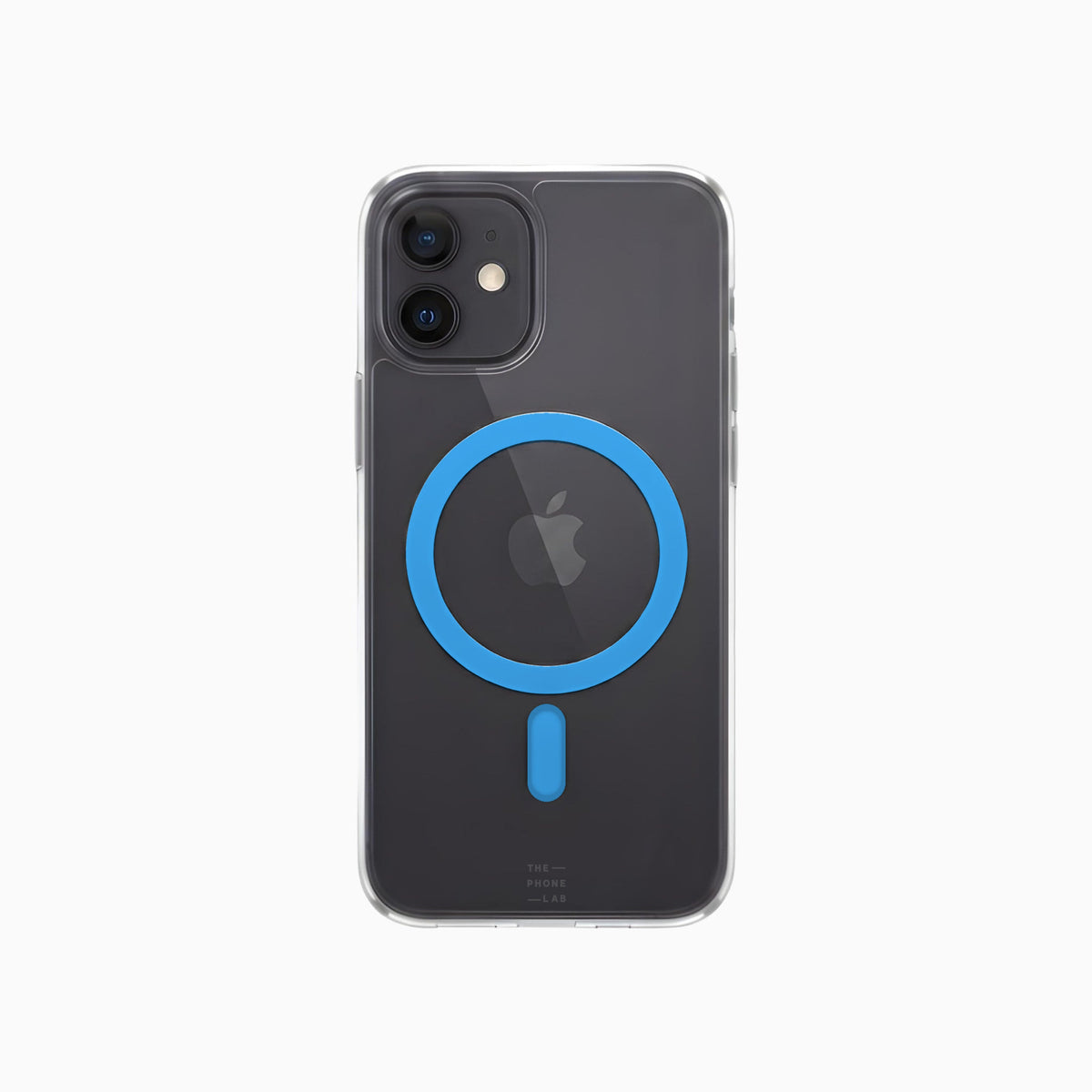 ThePhoneLab Protectie Hoesje Transparant Lichtblauw MagSafe - iPhone 12, iPhone 12 Pro