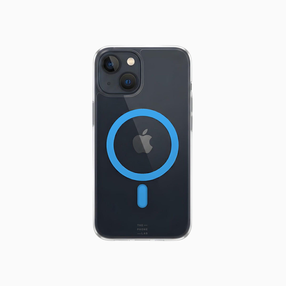 ThePhoneLab Protectie Hoesje Transparant Lichtblauw MagSafe - iPhone 13