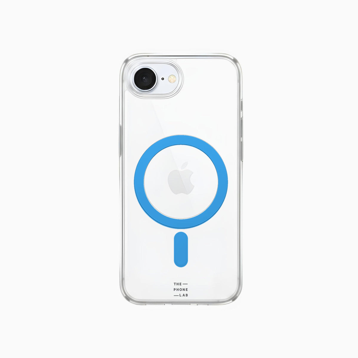ThePhoneLab Protectie Hoesje Transparant Lichtblauw MagSafe - iPhone 16e, iPhone 17e