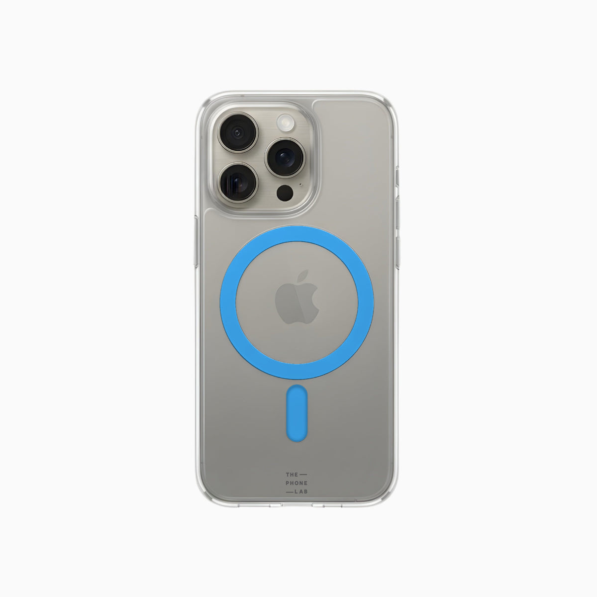 ThePhoneLab Protectie Hoesje Transparant Lichtblauw MagSafe - iPhone 16 Pro