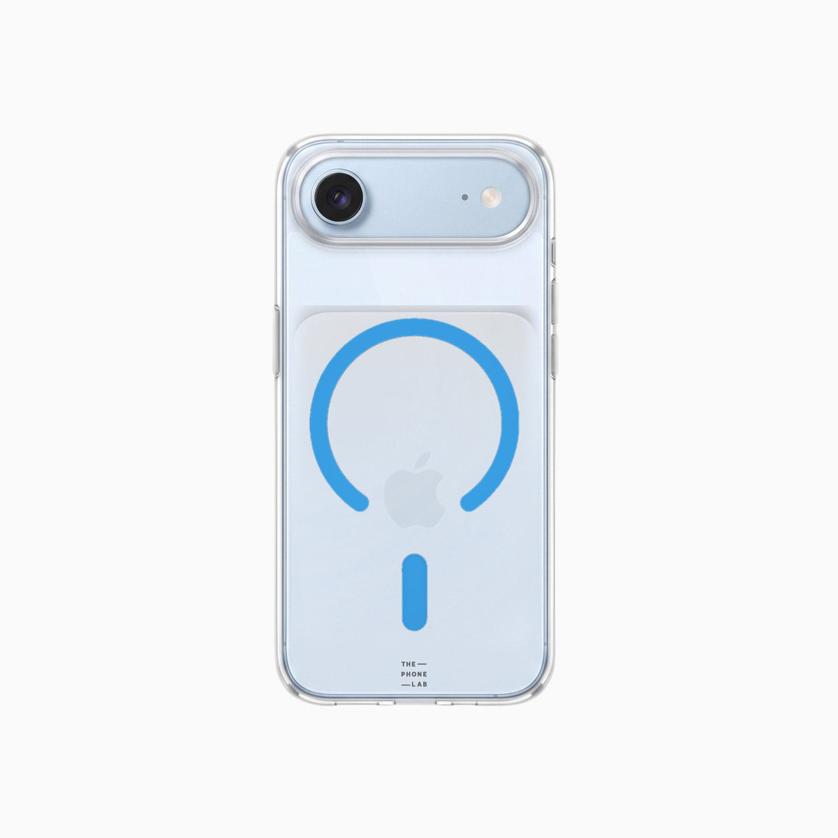 ThePhoneLab Protectie Hoesje Transparant Lichtblauw MagSafe - iPhone Air