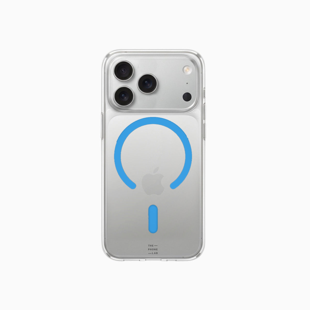 ThePhoneLab Protectie Hoesje Transparant Lichtblauw MagSafe - iPhone 17 Pro Max / 18 Pro Max