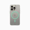 ThePhoneLab Protectie Hoesje Transparant Mintgroen MagSafe - iPhone 13 Pro