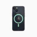 ThePhoneLab Protectie Hoesje Transparant Mintgroen MagSafe - iPhone 15