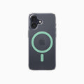 ThePhoneLab Protectie Hoesje Transparant Mintgroen MagSafe - iPhone 16