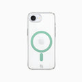 ThePhoneLab Protectie Hoesje Transparant Mintgroen MagSafe - iPhone 16e, iPhone 17e