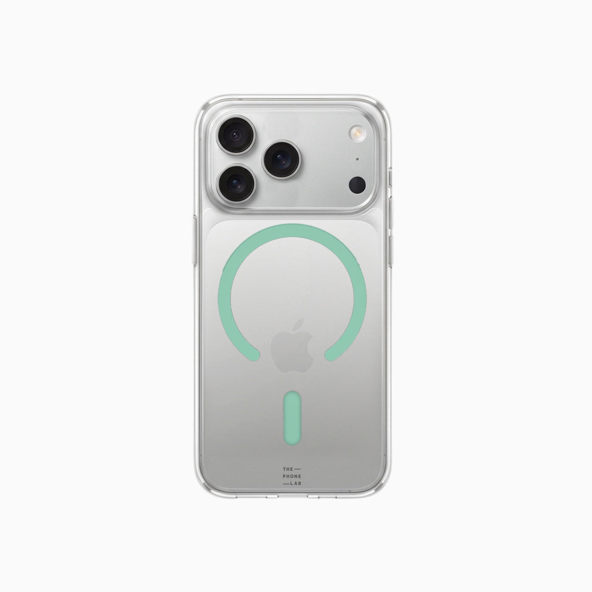 ThePhoneLab Protectie Hoesje Transparant Mintgroen MagSafe - iPhone 17 Pro / 18 Pro