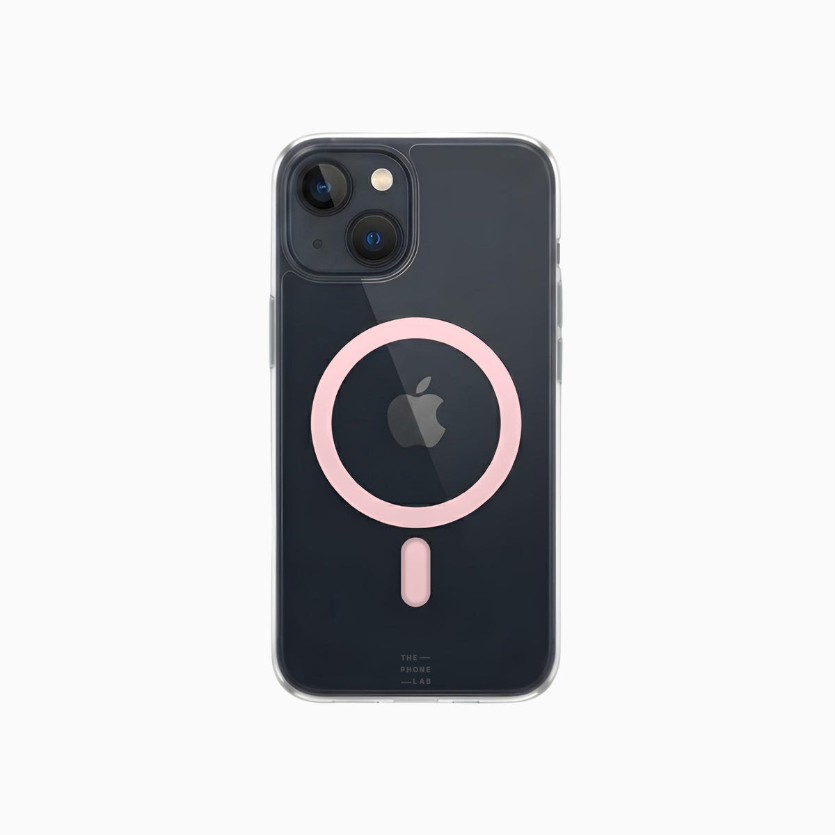 ThePhoneLab Protectie Hoesje Transparant Zalmroze MagSafe - iPhone 13