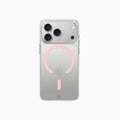 ThePhoneLab Protectie Hoesje Transparant Zalmroze MagSafe - iPhone 17 Pro Max / 18 Pro Max