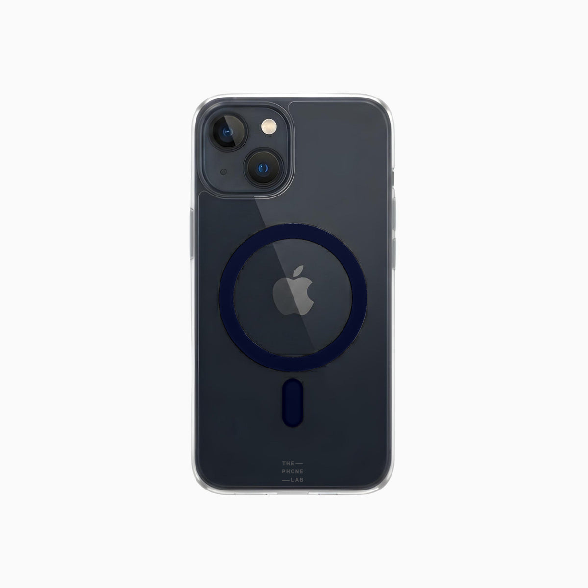 ThePhoneLab Protectie Hoesje Transparant Donkerblauw MagSafe - iPhone 13