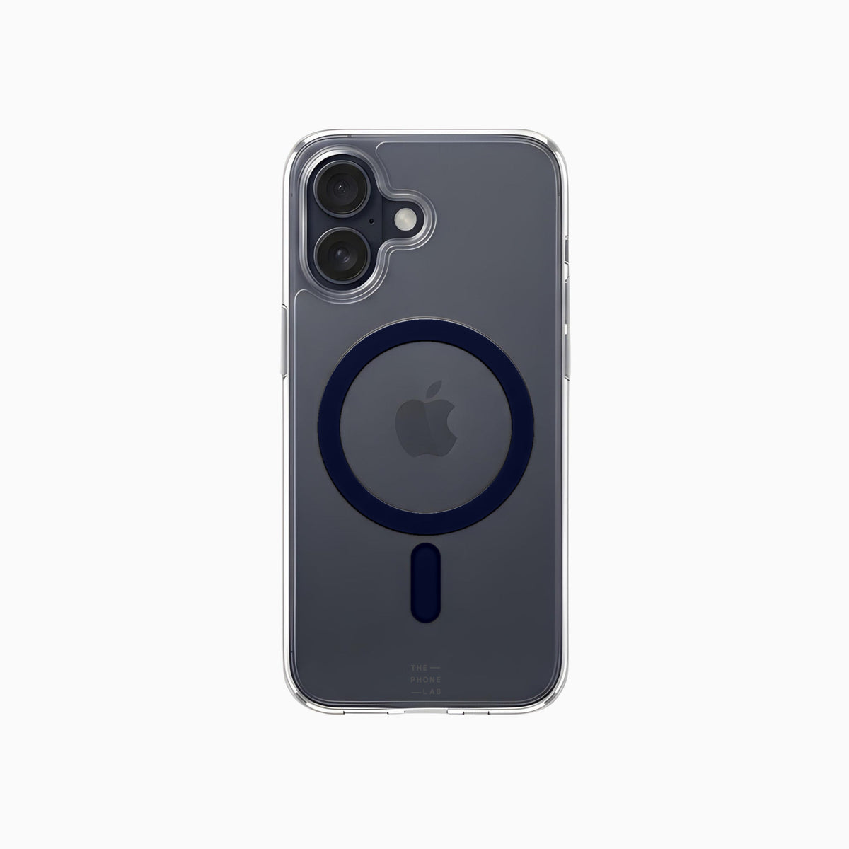 ThePhoneLab Protectie Hoesje Transparant Donkerblauw MagSafe - iPhone 16