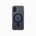 ThePhoneLab Protectie Hoesje Transparant Donkerblauw MagSafe - iPhone 17