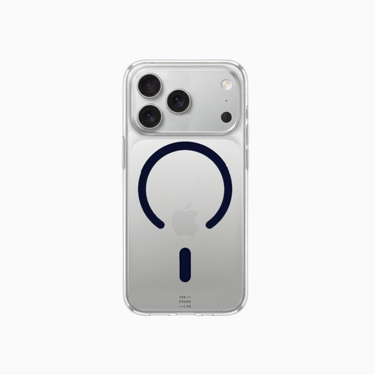 ThePhoneLab Protectie Hoesje Transparant Donkerblauw MagSafe - iPhone 17 Pro Max / 18 Pro Max