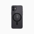 ThePhoneLab Protectie Hoesje Transparant Zwart MagSafe - iPhone 12, iPhone 12 Pro